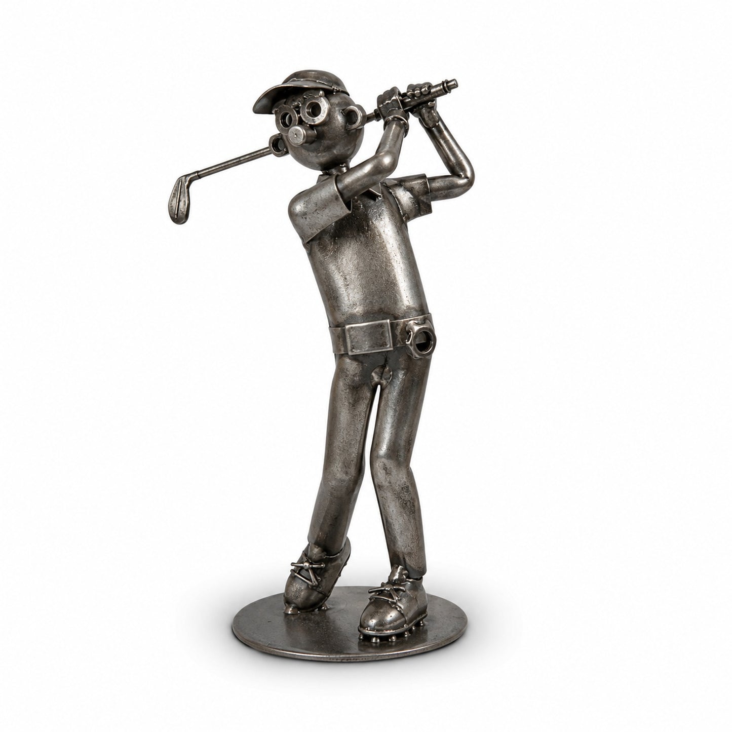 Metal Golfer Figurine