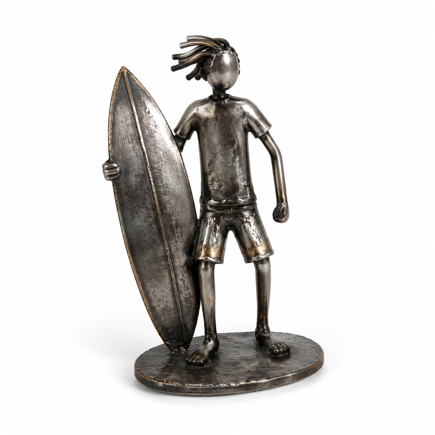 Metal Surfer Figurine